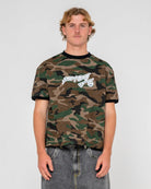 Rusty Mens Shirt Rambo Ringer