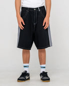 Rusty Mens Shorts Flip Daddy Taped Baggy Short