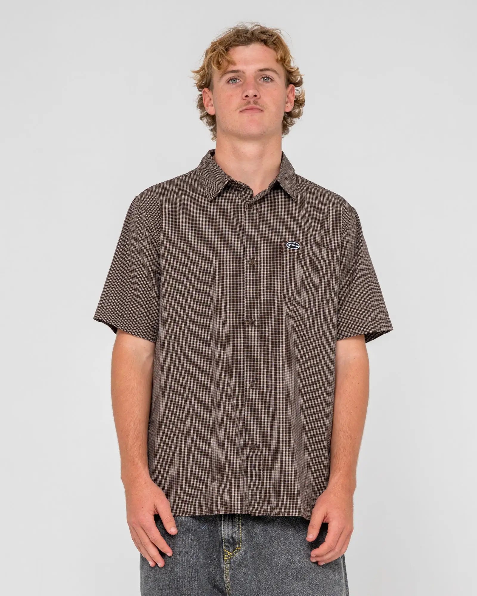 Rusty Mens Woven Datsun Check