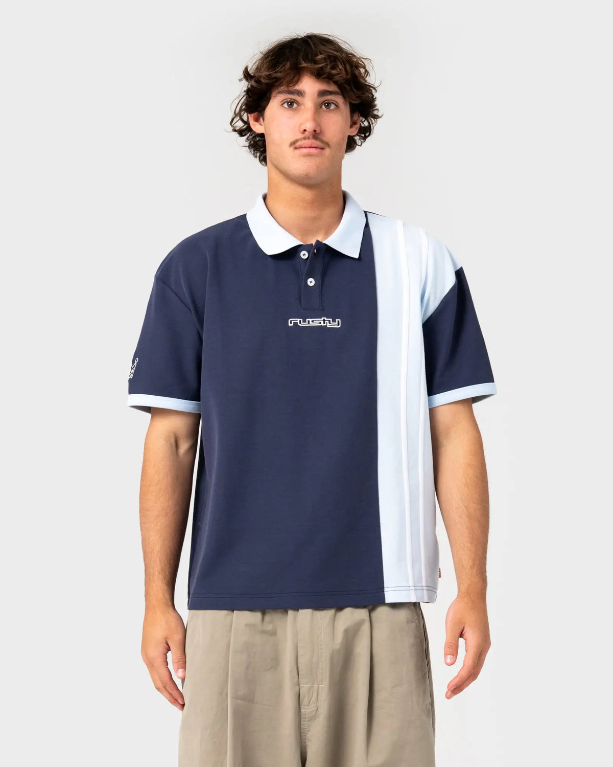 Rusty Mens Knit Prestige Short Sleeve Polo