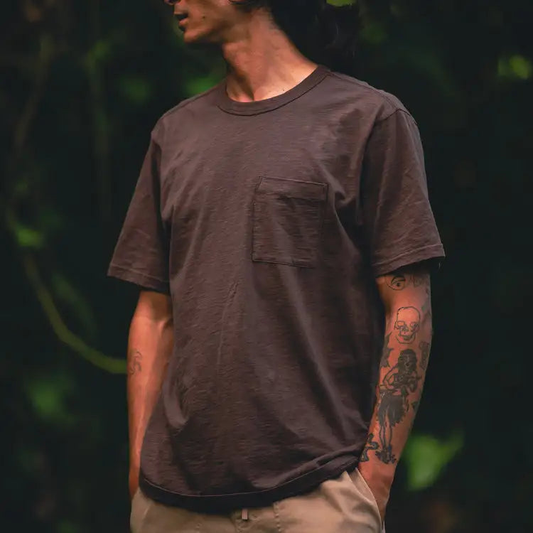 Roark Revival Mens Shirt Well Worn Organic Pocket Tee
