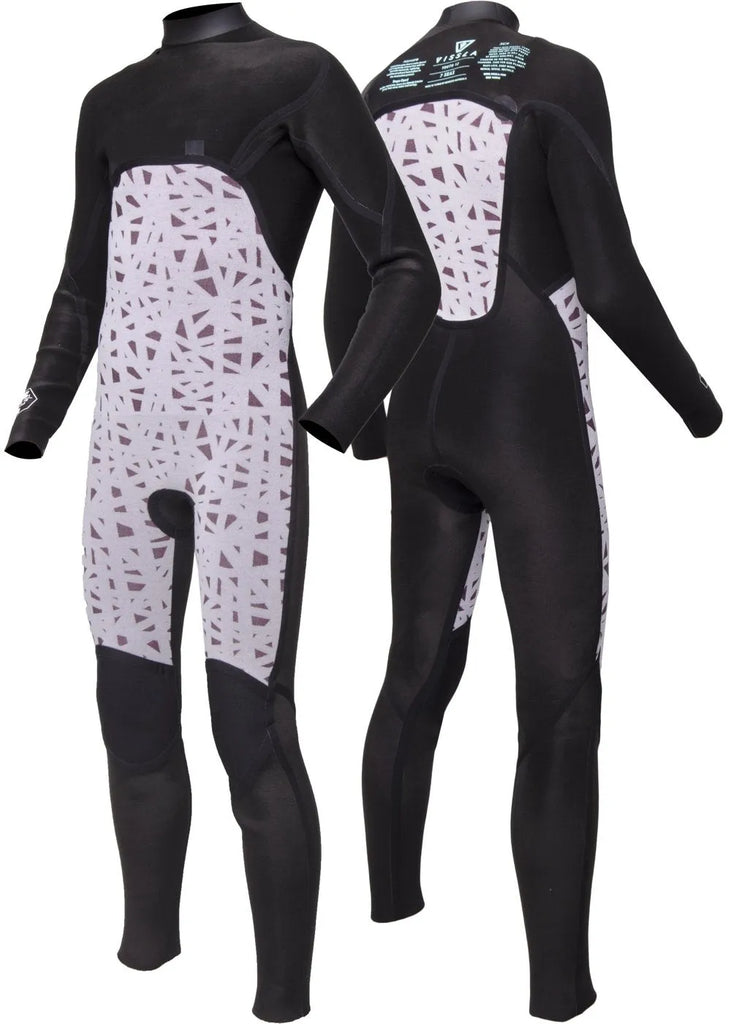 Vissla Kids Wetsuit 7 Seas Boys 3-2 Warbird Full Chest Zip Fullsuit