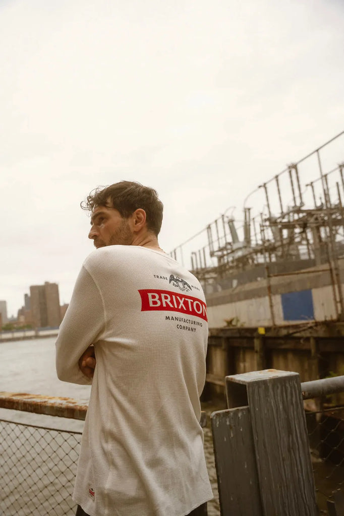 Brixton Mens Shirt Altered Threads Thermal