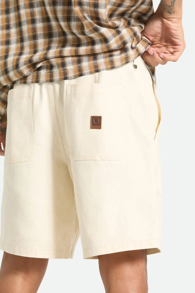 Brixton Mens Shorts Surplus Vintage Wash Herringbone