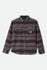 Brixton Mens Shirt Altered Threads Overshirt