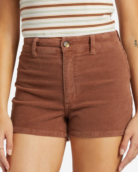 Billabong Womens Shorts Free Fall Corduroy