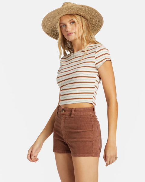 Billabong Womens Shorts Free Fall Corduroy