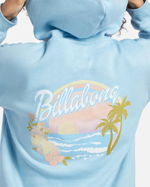 Billabong Womens Sweatshirt Greetings From Paradise