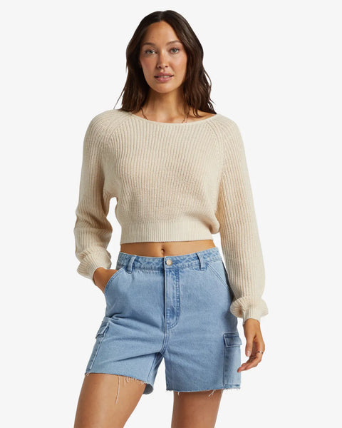 Billabong Womens Sweater Sun Soaked V-Neck