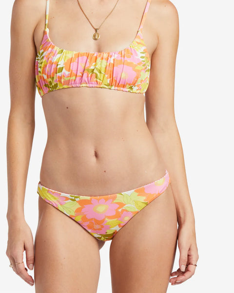 Billabong Womens Bikini Bottoms Summer Folk Reversible Skimpy