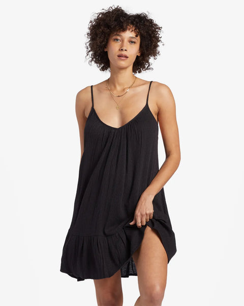 Billabong Womens Dress Beach Vibes Beach Cover-Up