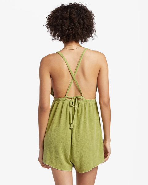Billabong Womens Romper On Vacay Romper Cover Up