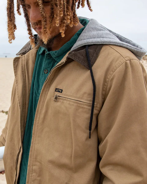 Billabong Mens Jacket Barlow Hooded