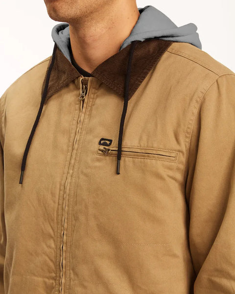 Billabong Mens Jacket Barlow Hooded