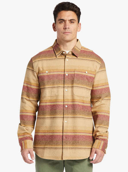 Quiksilver Waterman Mens Shirt Lowest Tide Flannel