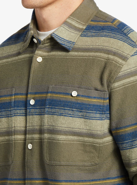 Quiksilver Waterman Mens Shirt Lowest Tide Flannel