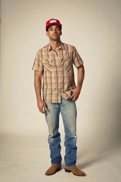 Brixton Mens Woven Wayne Western