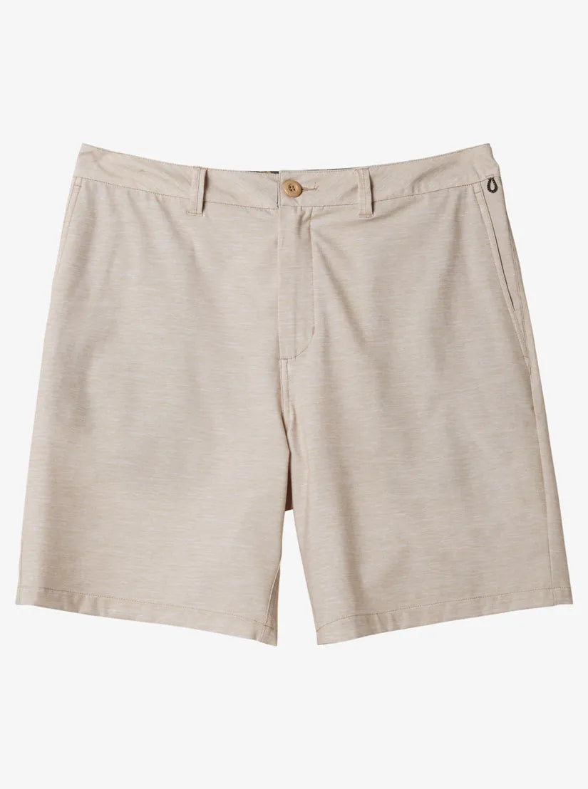 Quiksilver Mens Shorts Union Heather Amphibian 20" Hybrid