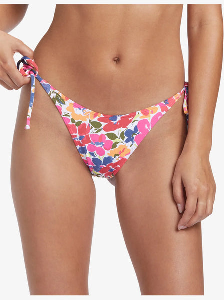 Roxy Womens Bikini Bottoms Printed Beach Classics Cheeky