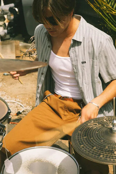 Brixton Mens Shorts Choice Chino Baggy