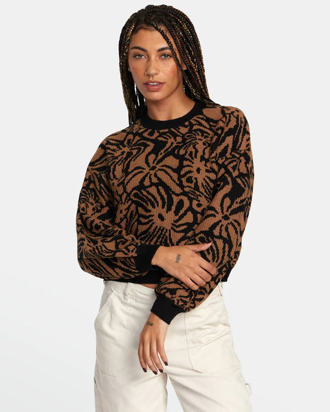 RVCA Womens Sweater Dip In Pullover