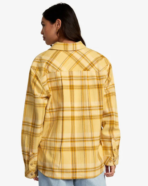RVCA Womens Shirt Breeze Flannel