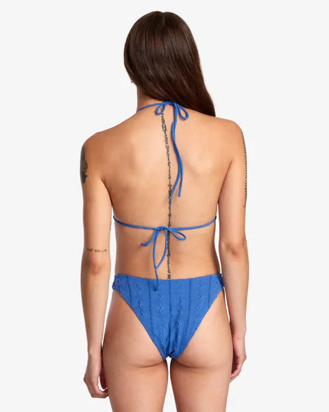 RVCA Womens Bikini Top Sweetness Halter Triangle