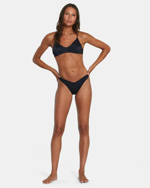 RVCA Womens Bikini Bottoms Solid Medium