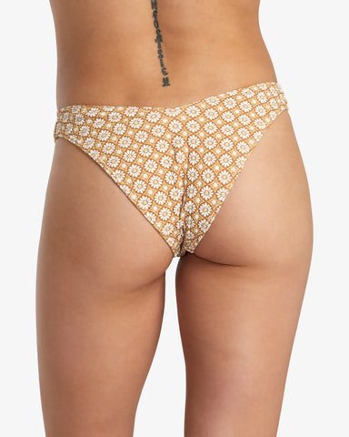 RVCA Womens Bikini Bottoms Lotus V FT Medium French