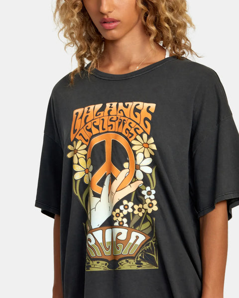 RVCA Womens Shirt Uprising Tee