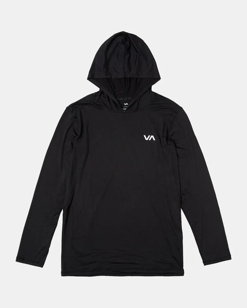 RVCA Mens Sweatshirt Sport Vent Technical Hooded Top