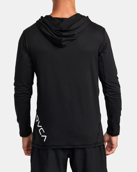 RVCA Mens Sweatshirt Sport Vent Technical Hooded Top