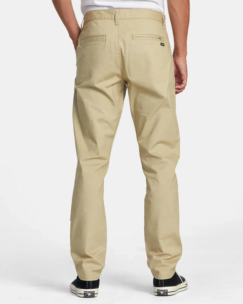 RVCA Mens Pants Daggers Tech Technical Chinos