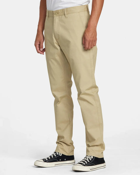 RVCA Mens Pants Daggers Tech Technical Chinos