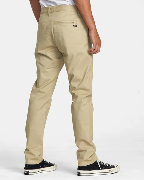 RVCA Mens Pants Daggers Tech Technical Chinos