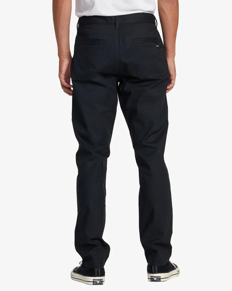 RVCA Mens Pants Daggers Tech Technical Chinos