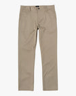 RVCA Mens Pants The Weekend Stretch Straight Fit