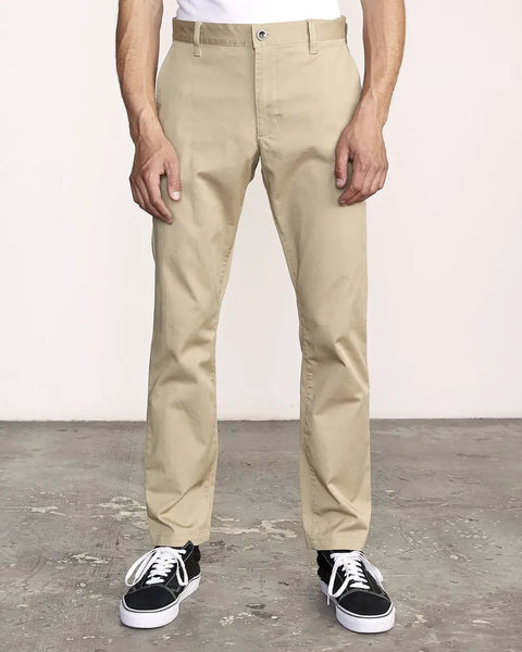 RVCA Mens Pants The Weekend Stretch Straight Fit