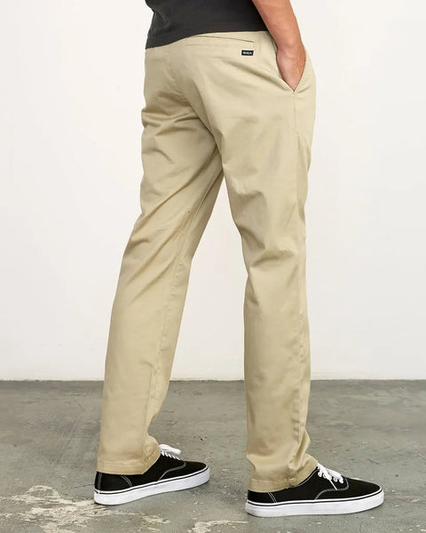 RVCA Mens Pants The Weekend Stretch Straight Fit