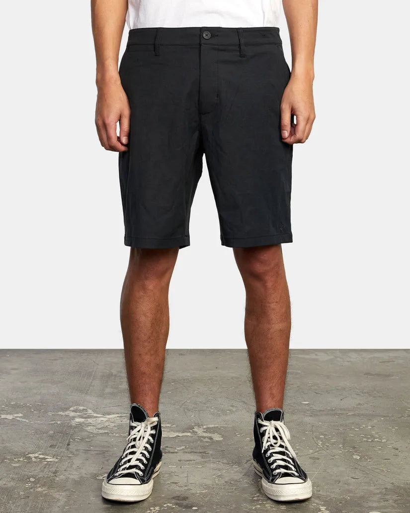 RVCA Mens Shorts Back In Hybrid 19"
