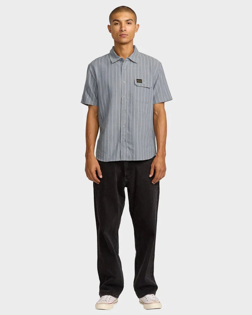 RVCA Mens Woven Dayshift Stripe