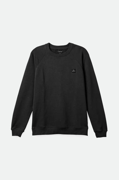 Brixton Mens Sweatshirt Alpha Square Slub French Terry Crew