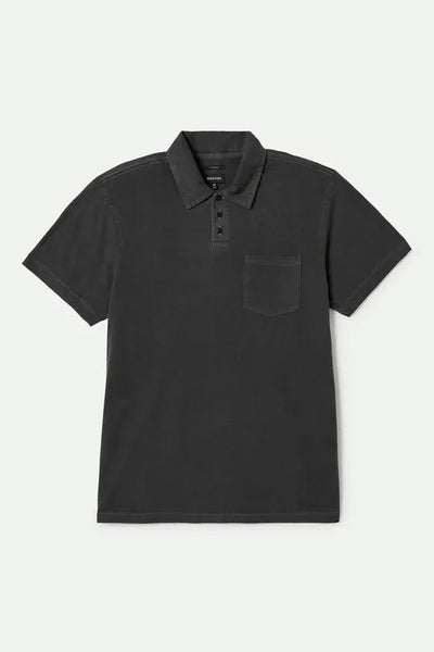 Brixton Mens Knit Vintage Wash Polo