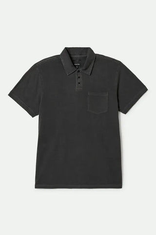 Brixton Mens Knit Vintage Wash Polo