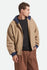Brixton Mens Jacket Canvas Hooded Bomber