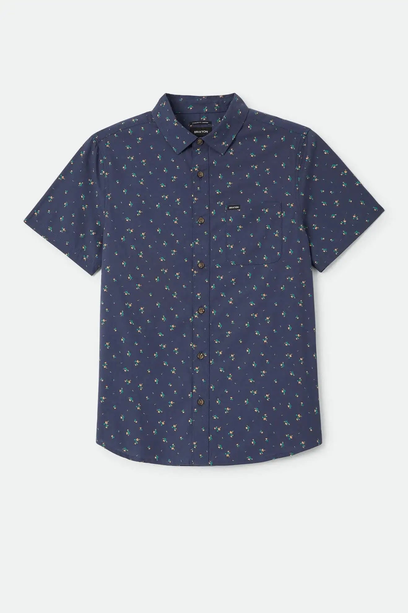 Brixton Mens Woven Charter Print