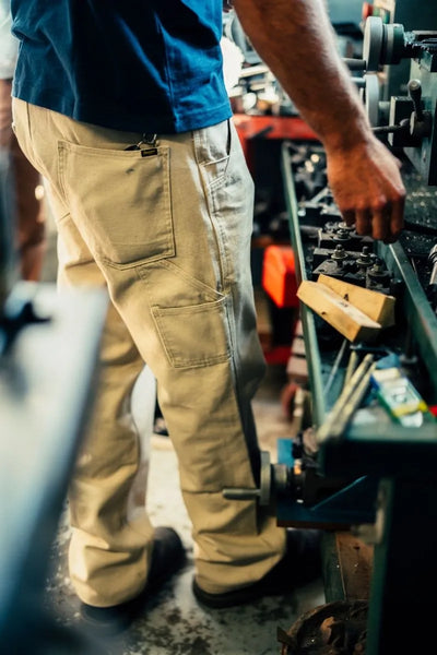 Seager Mens Pants Bison Canvas