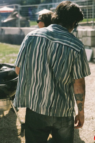 Brixton Mens Woven CRU Slub Relaxed