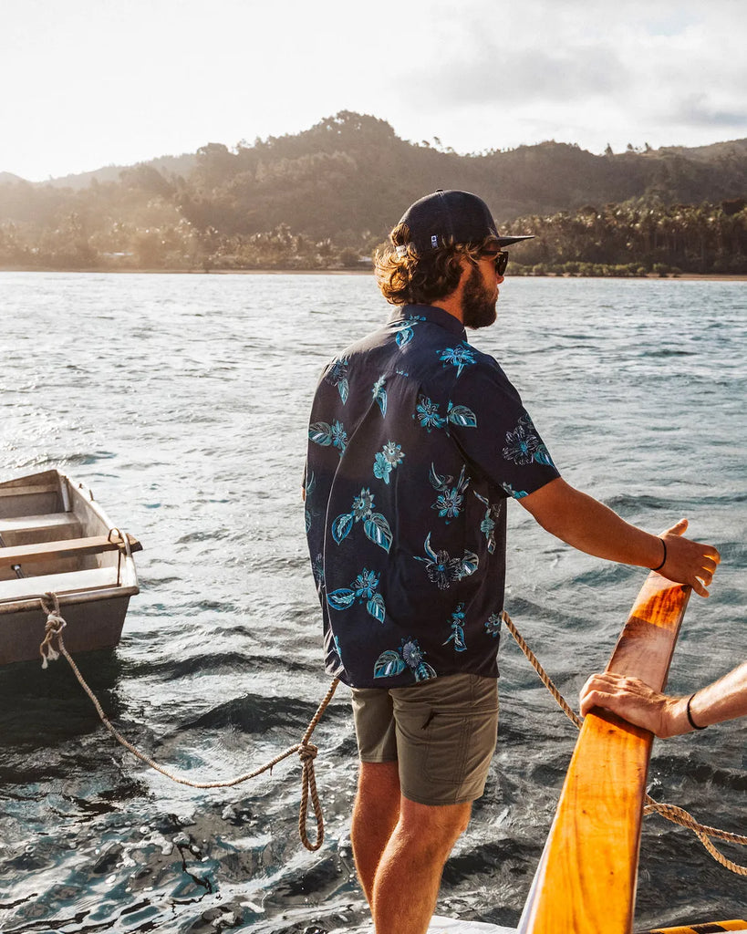 Salty Crew Mens Woven Breezer Perforated