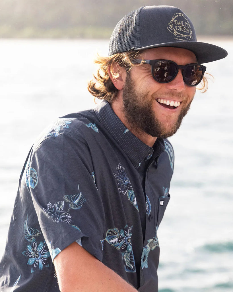 Salty Crew Mens Woven Breezer Perforated